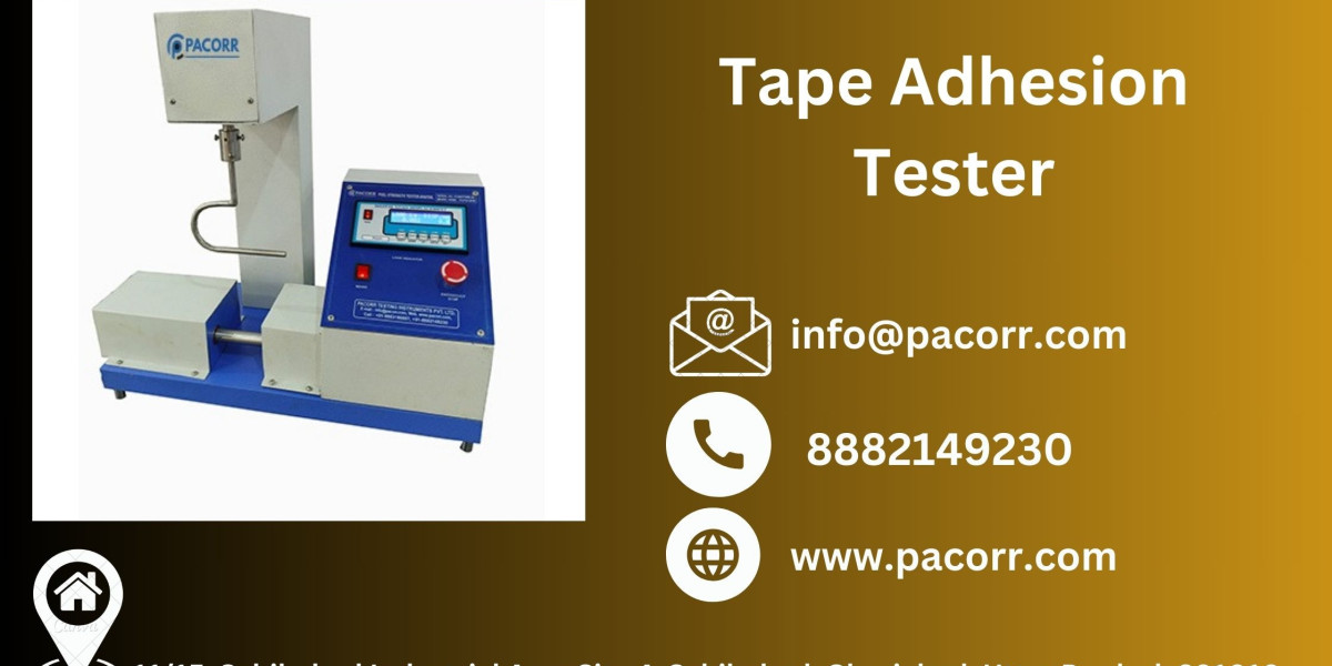 Why Tape Adhesion Tester from pacorr.com is Essential for Quality Control in Adhesive Products